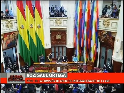 Programa Especial 08NOV2020 I Juramentación del Presidente del Estado Plurinacional de Bolivia Luis Arce