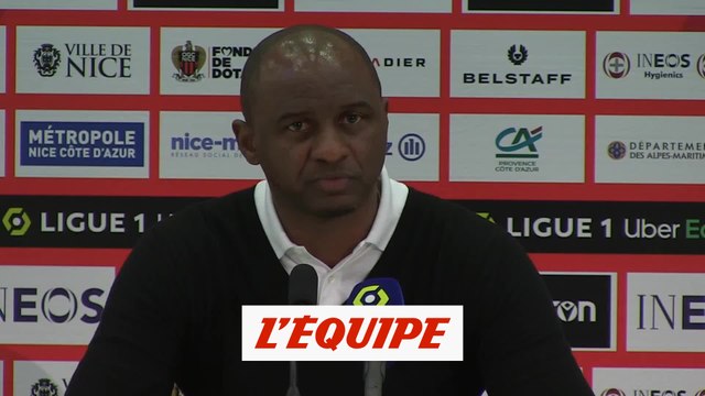 Vieira : « Une grosse déception » - Foot - L1 - Nice