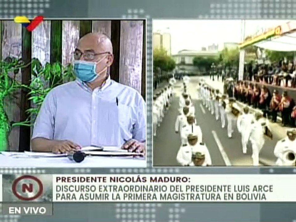 Pdte. Nicolás Maduro: Hace un año dieron el golpe de Estado contra Evo, hoy en democracia  la resistencia del pueblo celebra la paz en Bolivia