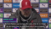 Klopp hits out at Premier League chief over five-sub ruling