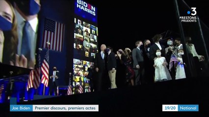 Présidentielle américaine : Joe Biden veut rassembler les Américains