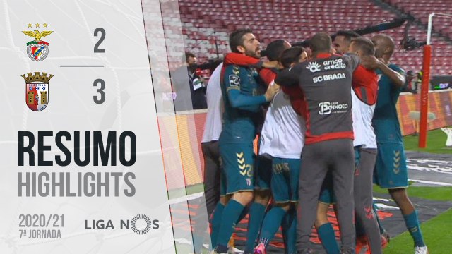 Highlights: Benfica 2-3 SC Braga (Liga 20/21 #7)