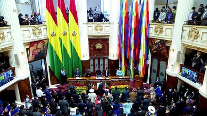 Novo presidente da Bolívia promete governar para todos
