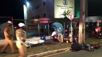 Dois motociclistas ficam gravemente feridos em acidente na Minas Gerais