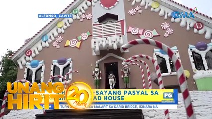 Unang Hirit: Christmas-sayang pasyal sa giant Gingerbread House ni Juancho Triviño!