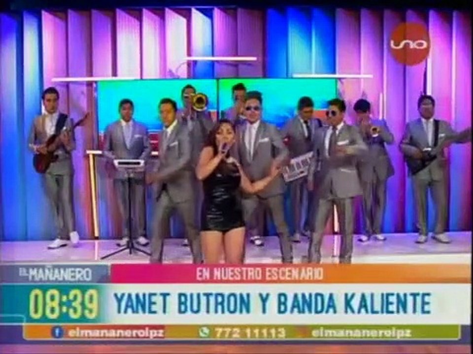 YANET BUTRON Y SU BANDA KALIENTE - Éxitos Yanet Butrón en El Mañanero - VIENDO ES LA COSA