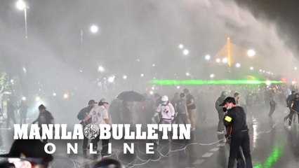 Thai police use water cannon to stop pro-democracy march to palace