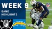 Raiders vs. Chargers Week 9 Highlights | NFL 2020
