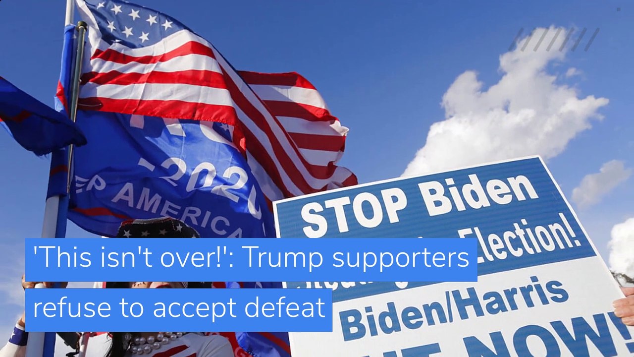 'This isn't over!': Trump supporters refuse to accept defeat, and other top stories in US news from November 09, 2020.