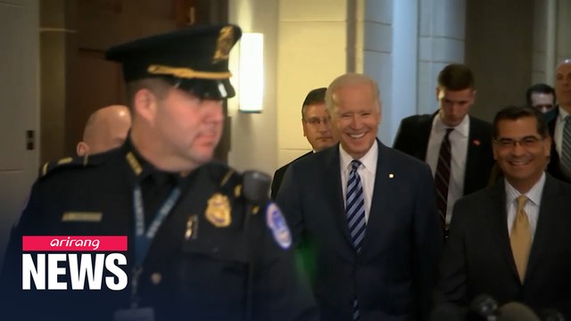 President-elect Joe Biden delivers a celebratory speech; close relations with S. Korea for decades