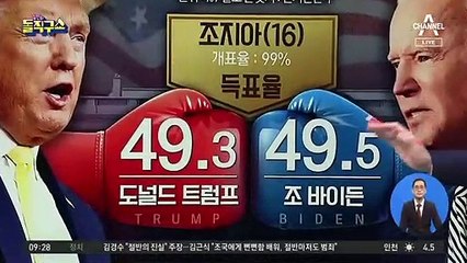 美 대선 주요 경합주 개표 결과