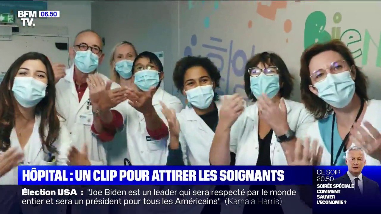 Un clip réalisé en Seine-Maritime pour faire appel à de nouveaux soignants  - Vidéo Dailymotion
