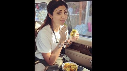 Shilpa Shetty lost control after seeing Vada Pav