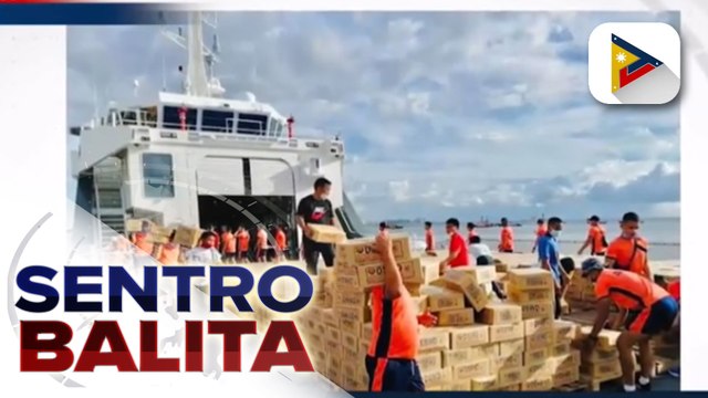 PCG, patuloy sa paghahatid ng relief goods sa Catanduanes