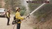 Live Rescue: Firefighters Battle Dangerous Wildfire