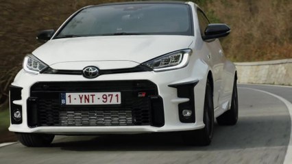 2020 Toyota GR Yaris Convenience Pack in Chamonix White Track driving