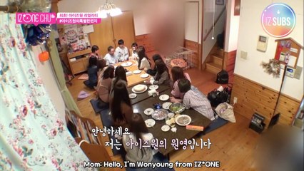 {ENG SUB] 181101 IZ*ONE CHU [Ep.2] 'To. Mother' IZ-ONE Member's Handwritten Letters