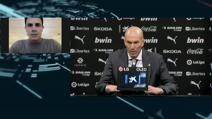 Zidane tras la goleada del Valencia:"El máximo responsable claro que soy yo"