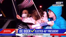 President-elect Joe Biden delivers remarks after projected victory