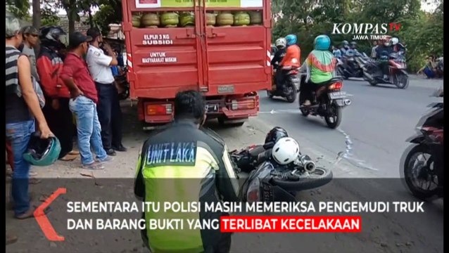 Truk Elpiji Tabrak Pemotor, Satu Tewas