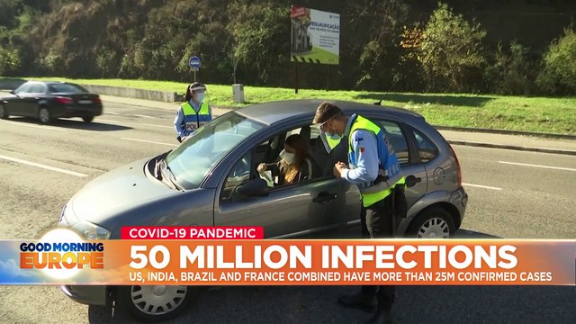 Coronavirus: ICU beds fill across Europe as global cases pass 50 million