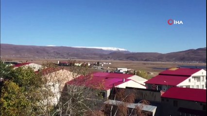 Karlıova’nın Dağlarına İlk Kar Düştü, Havalar Soğudu
