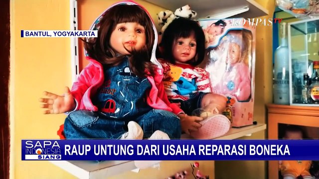 Pandemi Corona, Seorang Ibu Raup Untung dari Usaha Reparasi Boneka