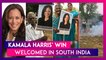 Kamala Harris’ Ancestral Village In South India Celebrates Win With Firecrackers, Rangoli, Posters