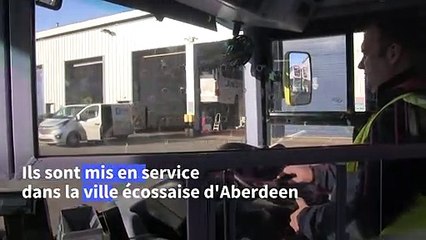 Ecosse: Aberdeen lance les premiers bus à 2 étages à hydrogène du monde