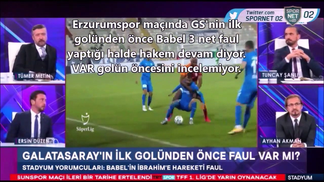 Galatasaray lehine yapılan hakem hataları