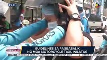 #UlatBayan | Riders ng mga motorcycle taxi, ikinatuwa ang pagpapatuloy ng pilot run