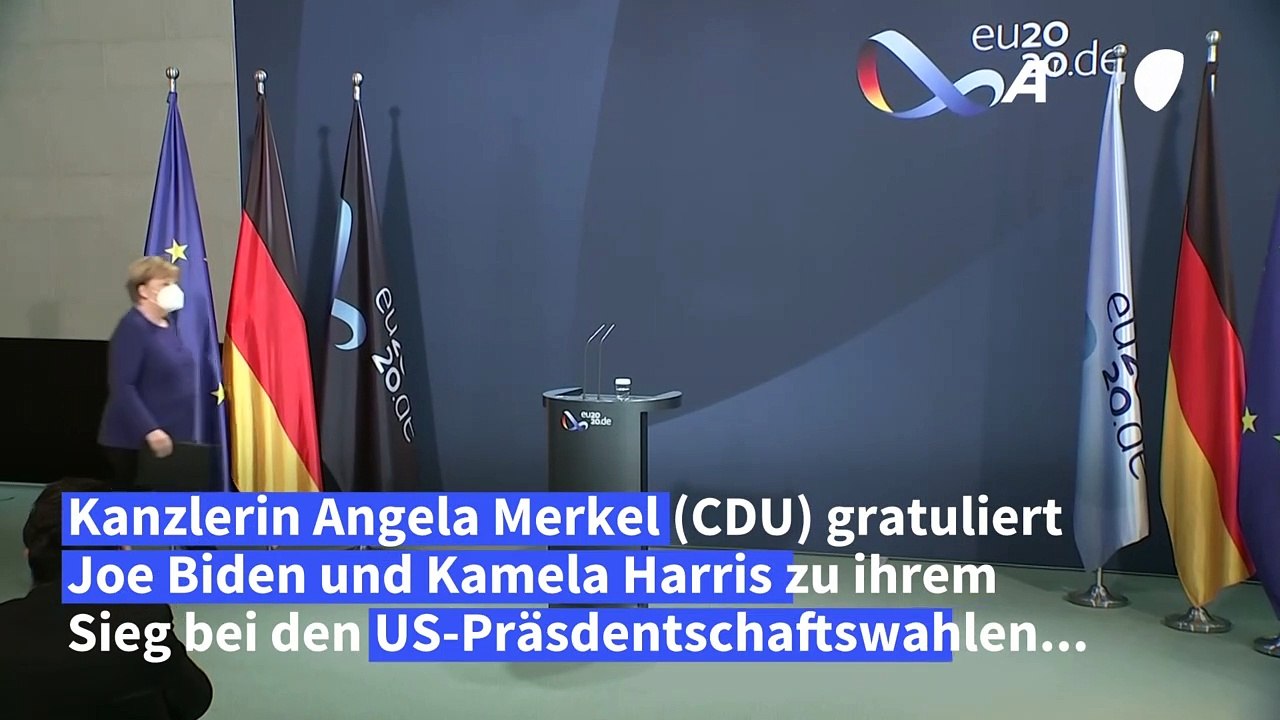 Merkel bekennt sich nach US-Wahl zu mehr europäischer Verantwortung