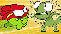 Om Nom Stories: Super-Noms - Grocery Store Brawl - Funny cartoons for kids