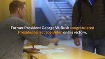 George W  Bush Congratulates Biden On Victory Rejects Trump’s Fraud