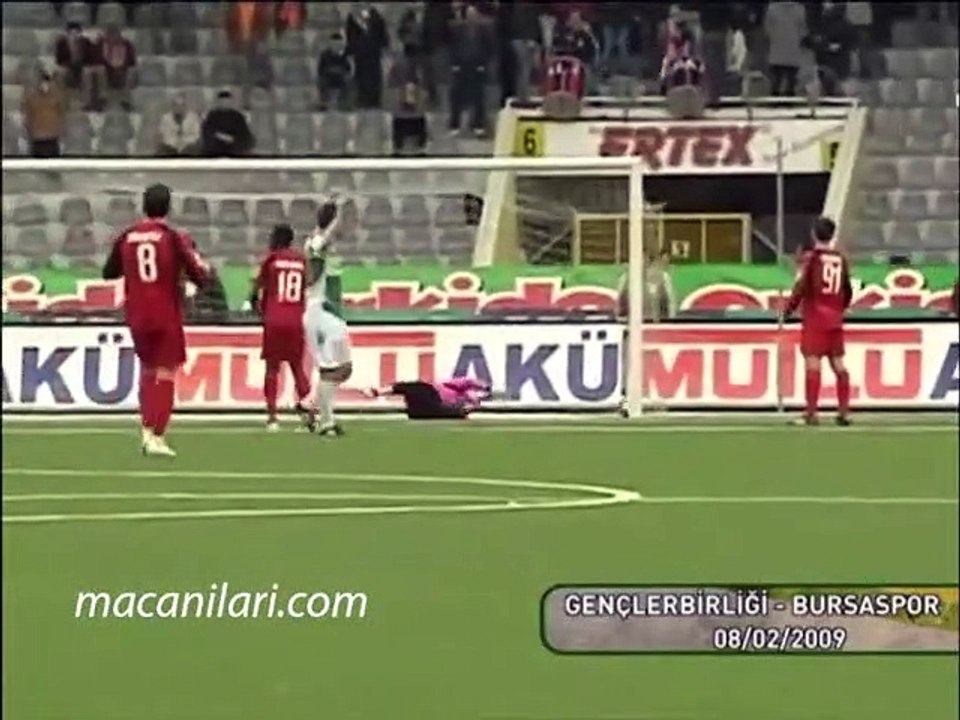 2008-2009 SEZONU 19.HAFTA:GENÇLERBİRLİĞİ 1-2 BURSASPOR