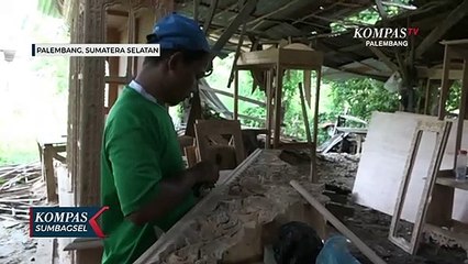 Lemari Ukiran Palembang Coba Melawan Pandemi Covid-19