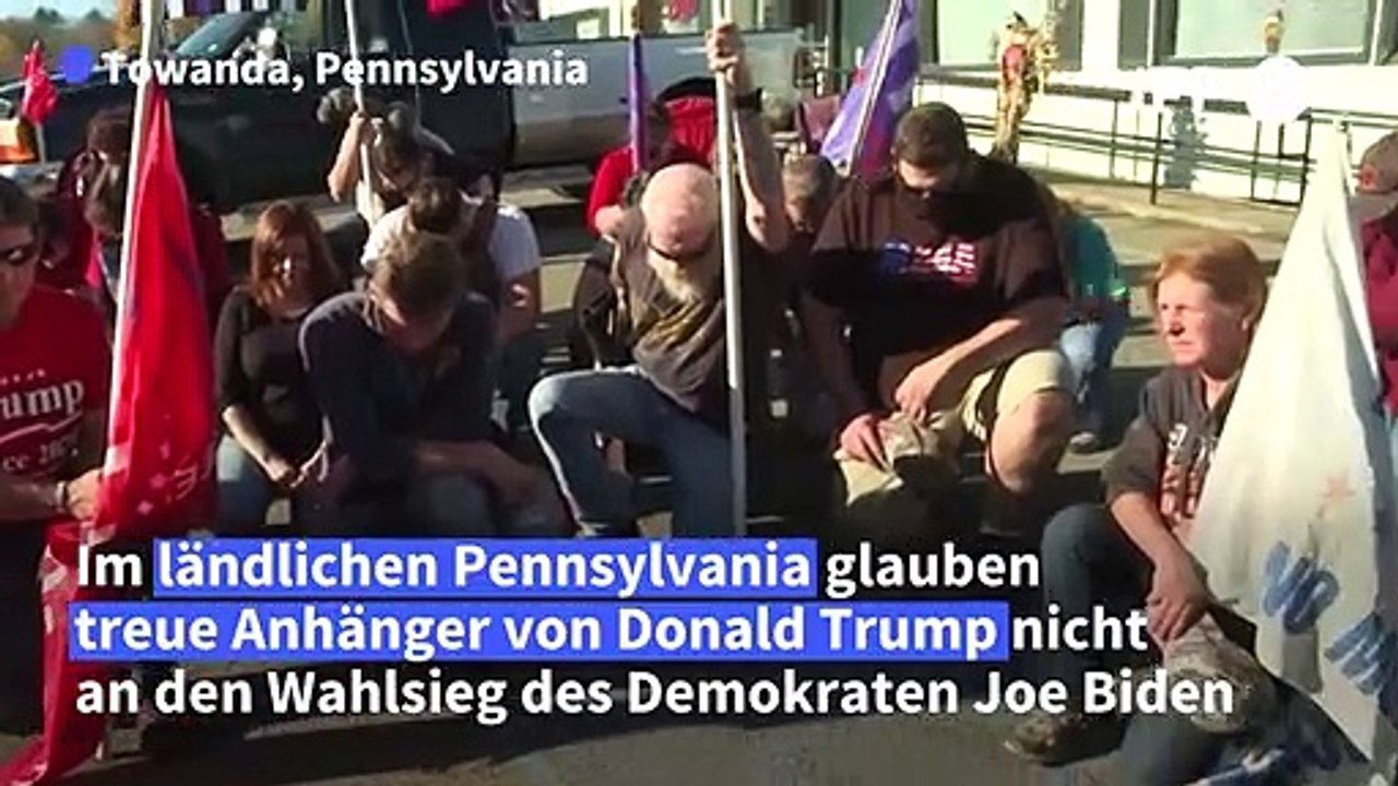 Trump-Fans in Pennsylvania resignieren