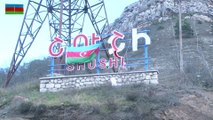 Azerbaycan ordusu, işgalden kurtarılan Şuşa kentinde Azerbaycan bayrağını dalgalandırdı