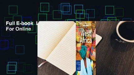 Full E-book  Lonely Planet West Africa  For Online