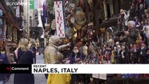 Artist in Italy brings masks and social distancing to traditional nativity scene