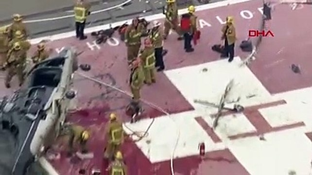Donör kalp taşıyan helikopter yere çakıldı!