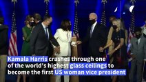Kamala Harris makes history as the first woman elected US vice president