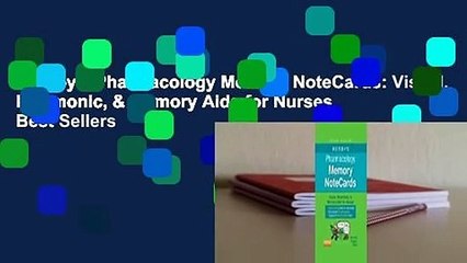 Mosby's Pharmacology Memory NoteCards: Visual, Mnemonic, & Memory Aids for Nurses  Best Sellers