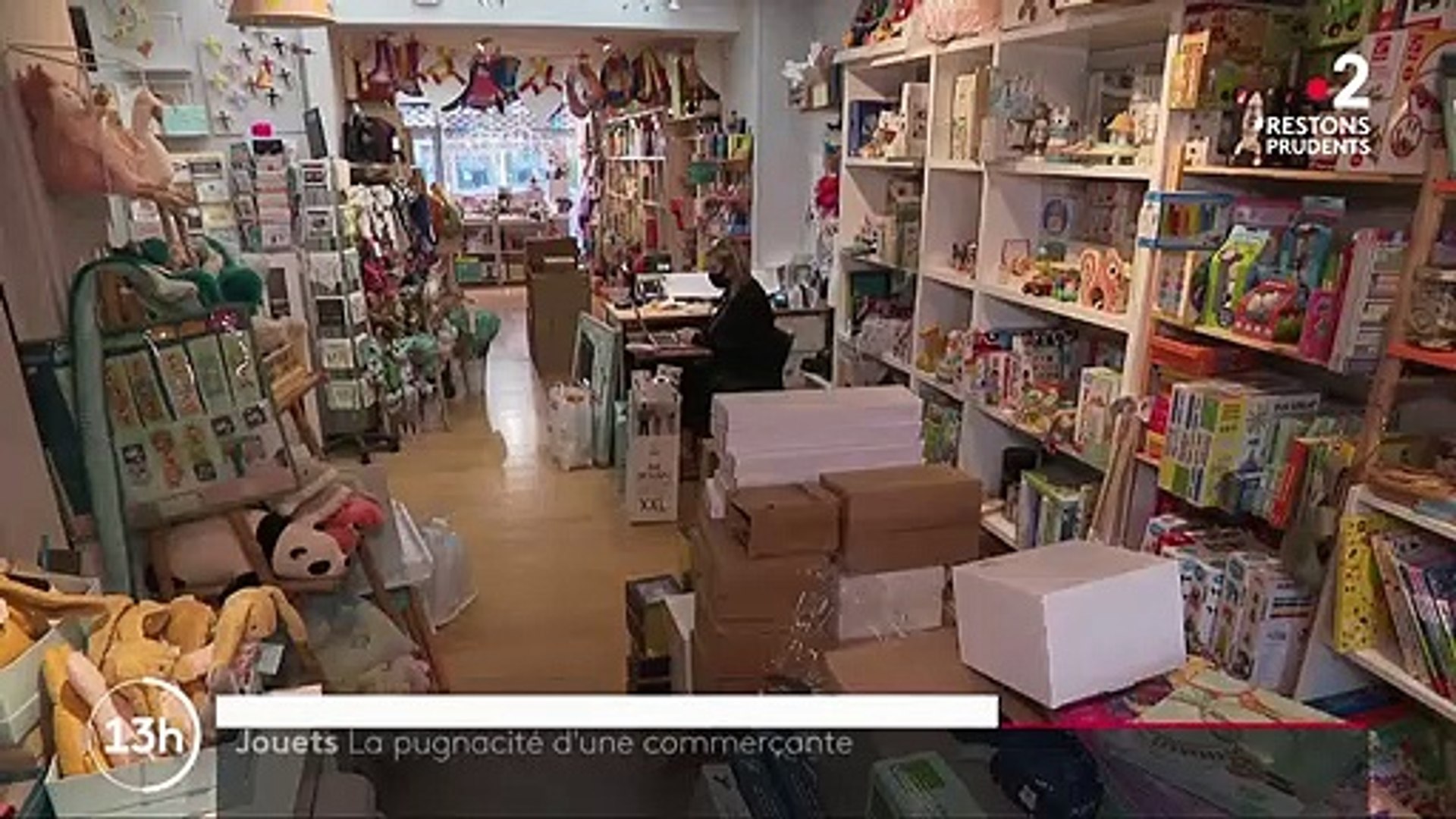 Confinement : l'inquiétude d'une propriétaire d'un magasin de jouets -  Vidéo Dailymotion