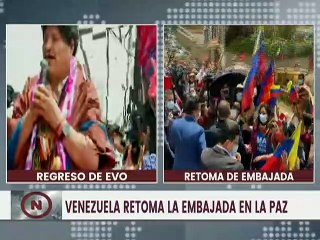 Venezuela retoma su embajada en Bolivia tras vuelta a la senda democrática con dupla Arce-Choquehuanca