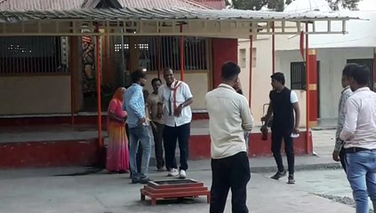 कांग्रेस पार्टी के प्रत्याशी भी पहुंचे मंदिरों पर मत्था टेका लिया जीत आर्शीवाद