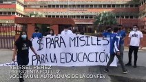 Estudiantes universitarios rechazan compra de misiles por la administración de Maduro