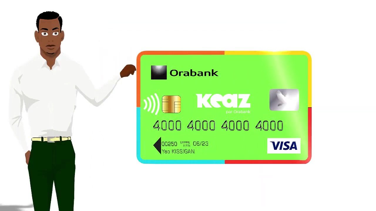 Orabank Togo lance sa Carte Visa KEAZ accessible à tous !