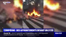 Compiègne: des policiers et des pompiers ont été pris pour cible en marge d'un mouvement lycéen