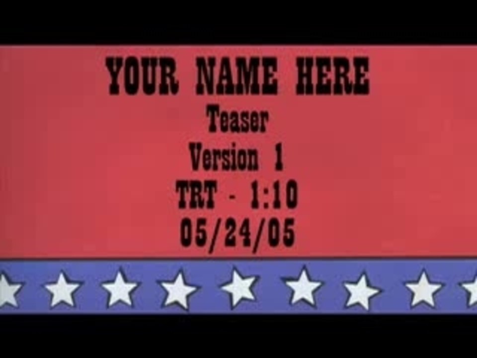 YOUR NAME HERE Teaser Trailer!